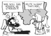 Cartoon: Thatcher kommt! (small) by Kostas Koufogiorgos tagged margaret,thatcher,eiserne,lady,petrus,himmel,streik,engel,karikatur,kostas,koufogiorgos