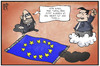 Cartoon: Tsipras hebt ab (small) by Kostas Koufogiorgos tagged karikatur,koufogiorgos,illustration,cartoon,tsipras,europa,teppich,abgehoben,schweben,politik,eu,europäische,union,schulz