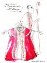 Cartoon: Ratzinger und Willemsem (small) by Marlene Pohle tagged polemik,bei,der,piusbruderschaft