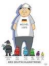 Cartoon: Michel und die 7 Zwerge (small) by JotKa tagged politik,parteien,wahlen,umfragen,unfragewerte,ard,deutschlandtrend,statistiken