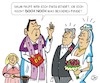 Cartoon: Trauung 1 (small) by JotKa tagged trauung ehe kirche hochzeit pfarrer pastor braut bräutigen er sie mann frau liebe beziehungen familie gesellschaft