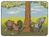 Cartoon: ptooie ptooie (small) by grega tagged pee,dog,beaver