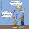 Cartoon: lexatoon Drachensteigen (small) by lexatoons tagged lexatoon,drachensteigen,mutter,vater,sohn,herbst,wind