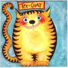 Cartoon: t-chat (small) by siobhan gately tagged childen,cat