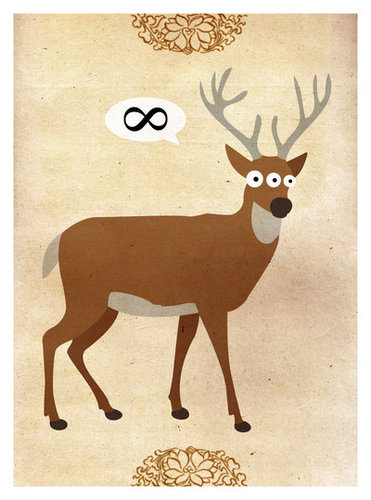 Cartoon Images Of Deer. Cartoon: Mutant Deer (medium)