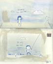 Cartoon: If only... (small) by thomas_hollnack tagged boy,girl,love,relationship,autumn