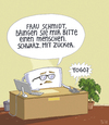 Cartoon: Bizzaro-Büro (small) by Tobias Wieland tagged kaffee,cafe,büro,to,go,togo,arbeit,job,boss,chef,sekretärin