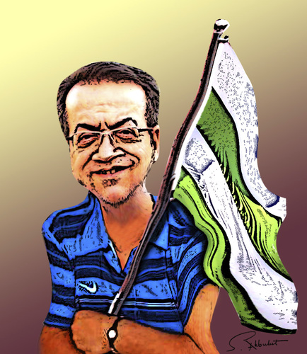 Cartoon: Mustafa Vural (medium) by semra akbulut tagged semra