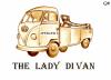 Cartoon: THE LADY DI VAN (small) by QUIM tagged diana,spencer,divan,van