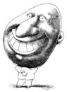 Cartoon: joy and sadness (small) by Medi Belortaja tagged joy,smile,smiling,poor,rich,face,sadness,keep,keeper,head