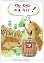 Cartoon: Freibier (small) by Riemann tagged lemminge,freibier,freitod,feiern,gift,natur,tiere,selbstmord,nagetier,party,lemmings,suicide,free,drinks,cartoon,george,riemann