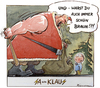 Cartoon: SA Klaus (small) by Riemann tagged santa,klaus,claus,weihnachten,christmas,nazi,skinhead,braun,neonazi,bescherung