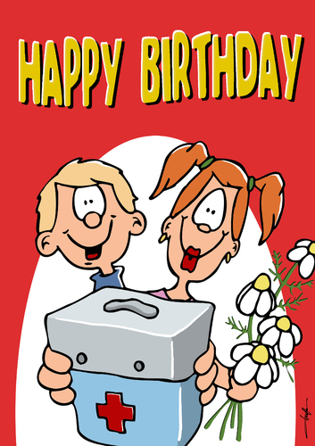happy birthday cartoon. Cartoon: Happy Birthday 2