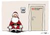 Cartoon: Arbeitsloser Weihnachtsmann (small) by luftzone tagged weihnachtsmann arbeitsamt weihnachten christmas dezember nikolaus