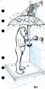 Cartoon: Shower (small) by freekhand tagged shower umbrella water 