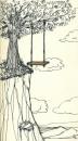 Cartoon: Swing (small) by freekhand tagged swing,edge,precipice,tree,