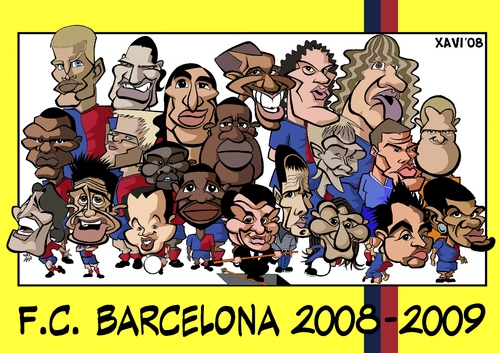 barcelona fc logo 2009. Cartoon: FC Barcelona