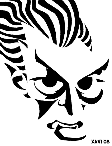 Cartoon: Paul Auster (medium) by Xavi dibuixant tagged caricature,auster,paul,karikatur,portrait,illustration,paul auster,schriftsteller,paul,auster