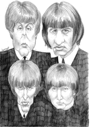 Cartoon: The Beatles 2001 (medium) by Xavi dibuixant tagged caricature,music,beatles,the,beatles,the beatles,musik,musiker,band,musikband,boy band,beatmusik,england,john lennon,paul mccartney,ringo starr,george harrison,liverpool,stars,berümtheiten,berühmt,promis,prominente,portrait,karikatur,gesichter,the,boy,john,lennon,paul,mccartney,ringo,starr,george,harrison