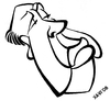 Cartoon: Alfred Hitchcock (small) by Xavi dibuixant tagged alfred,hitchkock,director,cinema,film,oscar