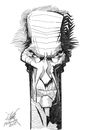 Cartoon: Clint Eastwood (small) by Xavi dibuixant tagged clint,eastwood,hollywood,star,actor,director,cinema,film,oscar