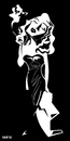 Cartoon: Gilda (small) by Xavi dibuixant tagged gilda,rita,hayworth,film,cinema,actress,hollywood,cine,pelicula