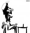 Cartoon: Gran Torino by Clint Eastwood (small) by Xavi dibuixant tagged clint eastwood gran torino cinema caricature film