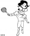 Cartoon: Roger Federer (small) by Xavi dibuixant tagged roger federer caricature caricatura tennis tenis sport