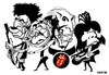 Cartoon: The Rolling Stones 00s (small) by Xavi dibuixant tagged the,rolling,stones,caricature,rock,music,keith,richards,charlie,watts,mick,jagger,ron,wood