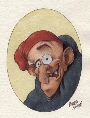 Cartoon: Quasimodo (medium) by Roberto Mangosi tagged portrait