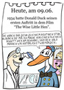 Cartoon: 9. Juni (small) by chronicartoons tagged donald,duck,disney,toon,zeichentrick,entenhausen,schönheitsoperaion