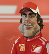 Cartoon: Fernando Alonso (small) by Darrell tagged fernando,alonso,f1