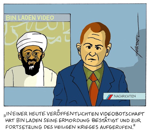 Cartoon: Die Welt nach Osama usama in laden cartoons. Cartoon: Die Welt nach Osama