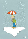Cartoon: topsy-turvy (small) by badham tagged rain,regen,topsyturvy,upsidedown,umgedreht,badham