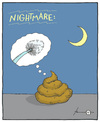 Cartoon: Nightmare (small) by badham tagged albtraum nightmare scheiße shit scheisse poop badham