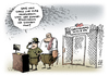 Cartoon: Snowden Abhörskandal (small) by Schwarwel tagged snowden,abhörskandal,usa,us,delegation,guantanamo,karikatur,schwarwel