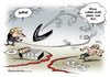 Cartoon: Ukraine Krise EU Santionen (small) by Schwarwel tagged ukraine,krise,eu,santionen,europäische,union,russland,merkel,putin,karikatur,schwarwel