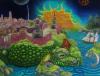 Cartoon: toadopolis (small) by imaginarypeople tagged toad,island,coloredpencil