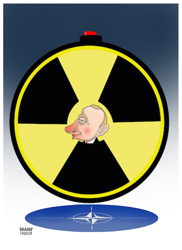 Cartoon: The proximity of NATO! (medium) by Shahid Atiq tagged world