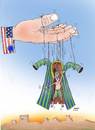 Cartoon: marionette (small) by Shahid Atiq tagged 0104