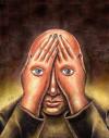Cartoon: hidden eye (small) by javad alizadeh tagged eye look hidden anxiety stress