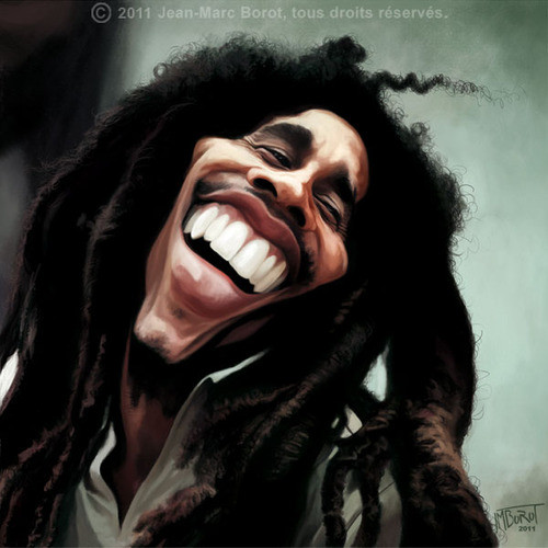 bob marley quotes about happiness. Cartoon: Bob Marley (medium)