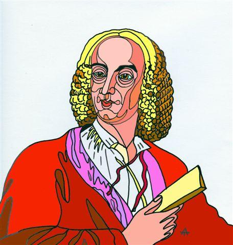 Cartoon: Antonio Vivaldi (medium) by Alexei Talimonov tagged composer,musician,music,antonio,vivaldi