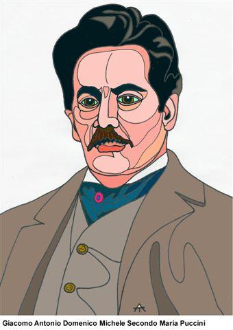 Cartoon: Giacomo Puccini (medium) by Alexei Talimonov tagged composer ...