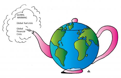 animated images of global warming. Cartoon: Global Warming