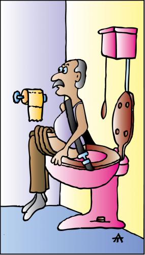 Cartoon: Toilet (medium) by Alexei Talimonov tagged toilet