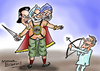 Cartoon: Naveen Patanaik in Delhi (small) by mangalbibhuti tagged naveenpatanaik,mangal,mangalbibhuti,upa,bjd,odisha,orissa,delhi