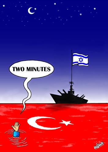 Cartoon: TWO MINUTES (medium) by ugur demir tagged mmm