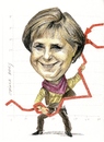 Cartoon: Angela Merkel (small) by Otilia Bors tagged angela merkel