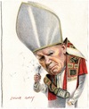 Cartoon: Pope John Paul II (small) by Otilia Bors tagged pope john paul ll